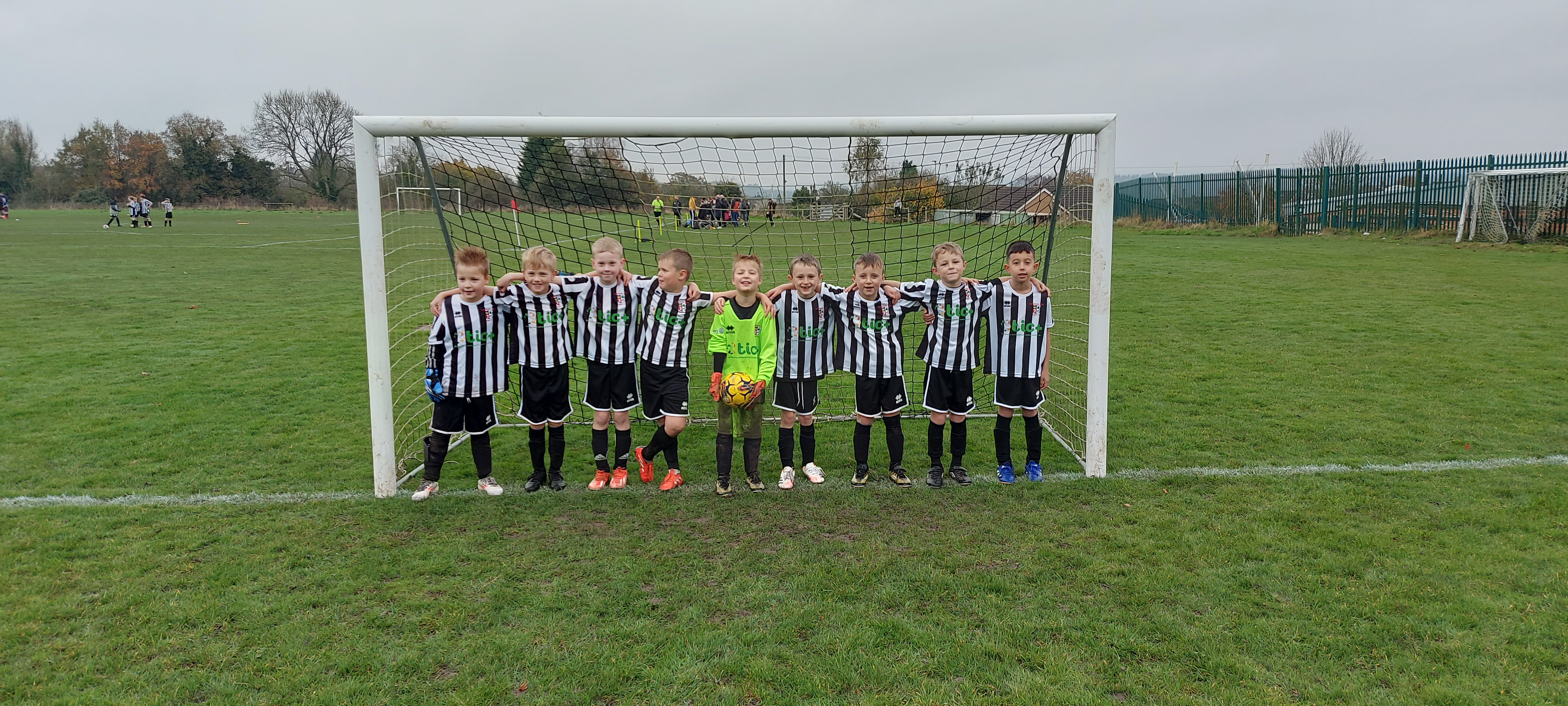 Cinderford Under 8s in their new kit